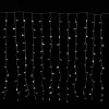 Crystalline toldható led fényfüggöny, 200 x 90 cm, 192 db HIDEG FEHÉR LED, átlátszó kábel, Kül- és beltéri