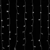 Crystalline toldható led fényfüggöny, 200 x 90 cm, 192 db HIDEG FEHÉR LED, átlátszó kábel, Kül- és beltéri