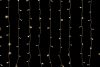 Crystalline toldható LED fényfüggöny 200 x 250 cm, 500 db  MELEG FEHÉR LED, átlátszó kábel, Kül- és beltéri