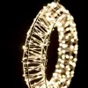 Crystalline toldható fémvázas kör ablakdísz, 300 micro LED, MELEG FEHÉR, 30 cm átmérő, Kül- és beltéri
