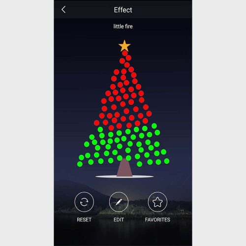 Dekortrend Heylight okos fényfüzér, 1200 cm, 120 RGB LED, fekete kábel