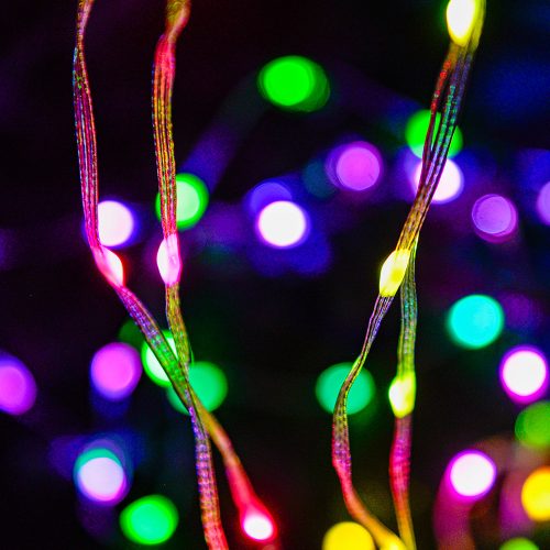 Dekortrend Okos fényfüzér, 100 LED, átlátszó kábel, USB csatlakozás