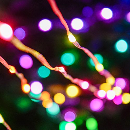 Dekortrend Okos fényfüzér, 100 LED, átlátszó kábel, USB csatlakozás