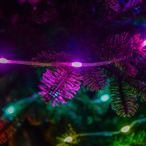 Dekortrend Okos fényfüzér, 100 LED, átlátszó kábel, USB csatlakozás