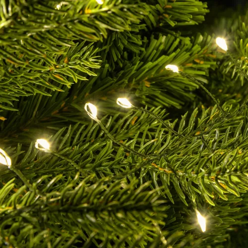 Dekortrend Tündérfény girland, 700 LED, meleg fehér, zöld kábel