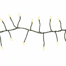 Tündérfény girland, zöld kábel, 1400 led, meleg fehér