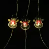 Tündérfény hóemberrel, meleg fehér, ezüst színű rézkábel, 200 cm, 20 LED