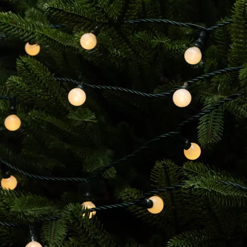 Dekortrend Gyöngy fényfüzér, 240 LED, meleg fehér, zöld kábel