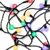 Dekortrend Gyöngy fényfüzér, 240 LED, színes, zöld kábel