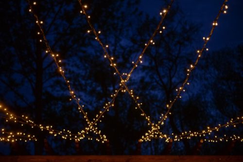 Dekortrend Kültéri toldható LED fényfüzér, Meleg fehér, 500 cm, 50 LED