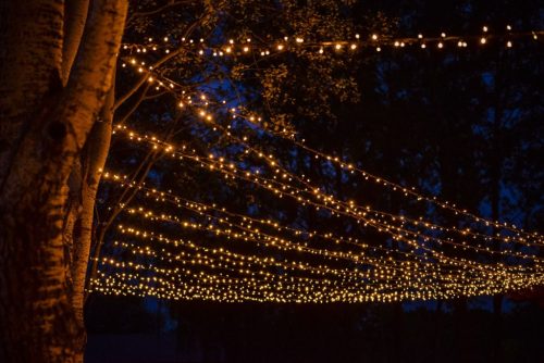 Dekortrend Kültéri toldható LED fényfüzér, Meleg fehér, 500 cm, 50 LED