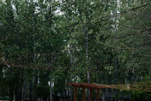 Dekortrend Kültéri toldható LED fényfüzér, Meleg fehér, 1000 cm, 100 LED