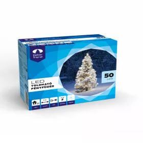   Dekortrend Kültéri toldható 50 LED fényfüzér, Hideg fehér, 500 cm