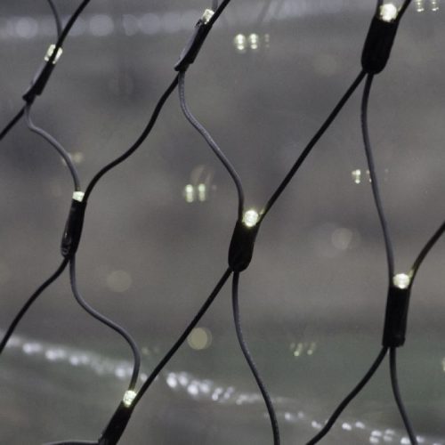 Dekortrend Kültéri toldható LED fényháló, Hideg fehér, 200 x 100 cm, 96 LED