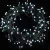 Dekortrend Kültéri toldható 197 LED jégcsapfüzér 600 x 40 cm, Hideg fehér LED