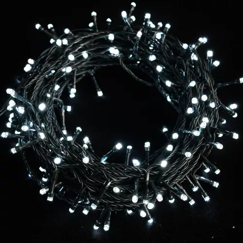 Dekortrend Kültéri toldható 197 LED jégcsapfüzér 600 x 40 cm, Hideg fehér LED