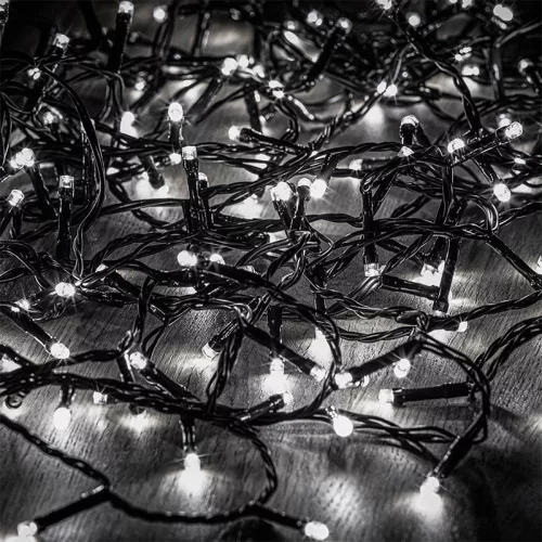 Dekortrend Kültéri toldható 197 LED jégcsapfüzér 600 x 40 cm, Hideg fehér LED