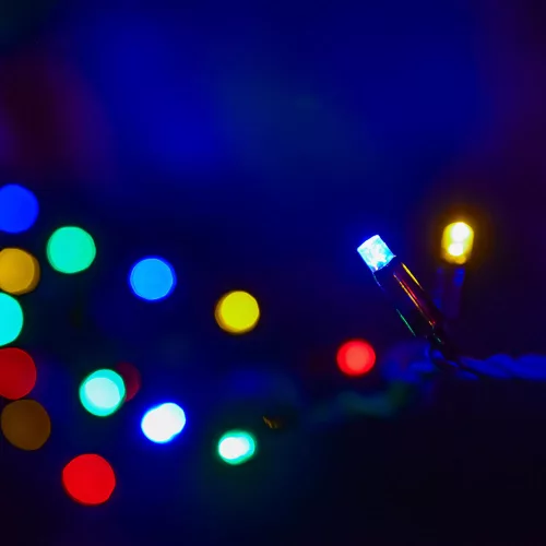 Dekortrend Kültéri toldható LED jégcsapfüzér, Multi, 300 x 40 cm, 101 LED