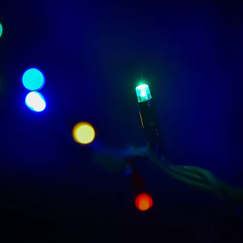 Dekortrend Kültéri toldható LED jégcsapfüzér, Multi, 300 x 40 cm, 101 LED