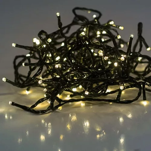Dekortrend Basic 40 LED fényfüzér, 320 cm, timer funkcióval, meleg fehér, elemes