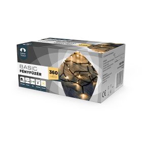   Dekortrend Basic LED Fényfüzér 1800 cm, 360 db MELEG FEHÉR LED-del