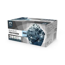   Dekortrend Basic LED Fényfüzér 1800 cm, 360 db HIDEG FEHÉR LED-del