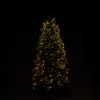 Gyűrűs karácsonyfa fényfüzér 112 cm, 120 LED, meleg fehér, 120 cm-es fához