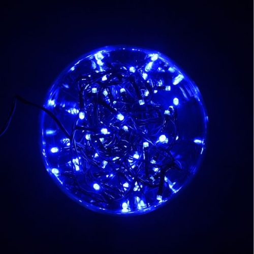 Vezérlős LED fényfüzér - kék 400 cm, 80 LED