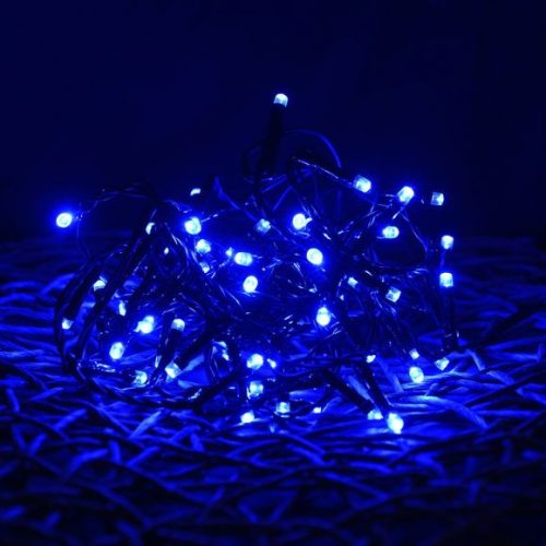Vezérlős LED fényfüzér - kék 400 cm, 80 LED