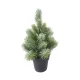 Mini asztali műfenyő - Deres 28 cm