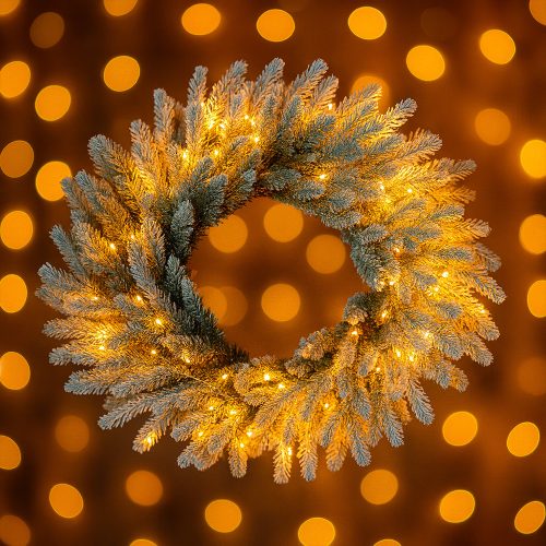 FROZEN LIGHTS koszorú 60 cm