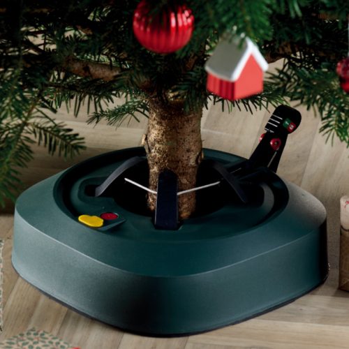 Pinebox pedálos karácsonyfatalp, zöld